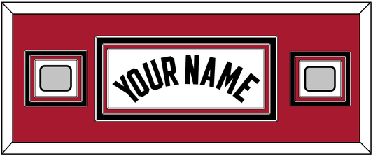 Miami Name & 2 Finals Patches - Home White (1999-2008) - Premier Tier 4