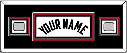 Miami Name & 2 Finals Patches - Home White (1999-2008) - Premier Tier 6