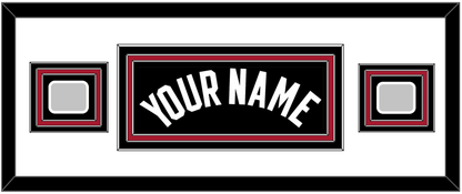 Miami Name & 2 Finals Patches - Road Black (1999-2008) - Premier Tier 2