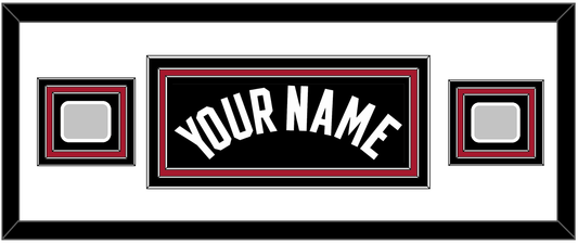 Miami Name & 2 Finals Patches - Road Black (1999-2008) - Premier Tier 2
