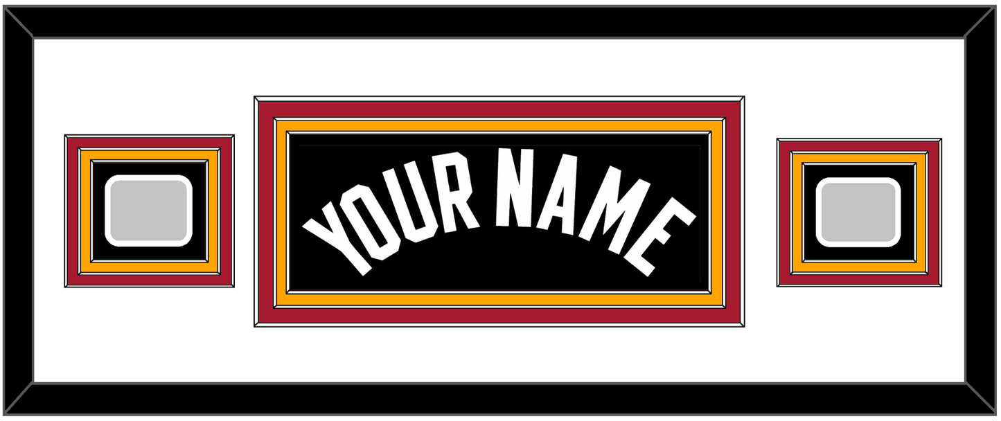 Miami Name & 2 Finals Patches - Road Black (1999-2008) - Premier Tier 4