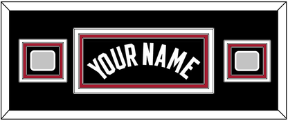 Miami Name & 2 Finals Patches - Road Black (1999-2008) - Premier Tier 6