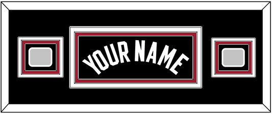 Miami Name & 2 Finals Patches - Road Black (1999-2008) - Premier Tier 6
