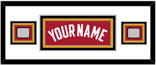 Miami Name & 2 Finals Patches - Alternate Red (2001-2008) - Premier Tier 2