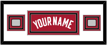 Miami Name & 2 Finals Patches - Alternate Red (2001-2008) - Premier Tier 4