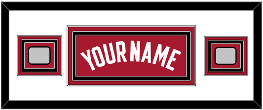 Miami Name & 2 Finals Patches - Alternate Red (2001-2008) - Premier Tier 4