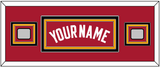Miami Name & 2 Finals Patches - Alternate Red (2001-2008) - Triple Mat 6