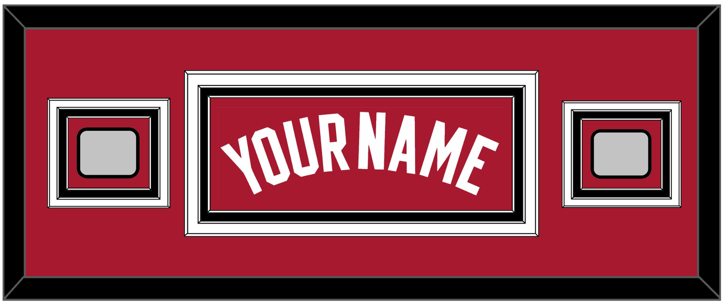 Miami Name & 2 Finals Patches - Alternate Red (2001-2008) - Premier Tier 8