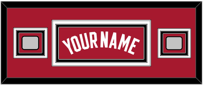 Miami Name & 2 Finals Patches - Alternate Red (2001-2008) - Premier Tier 8