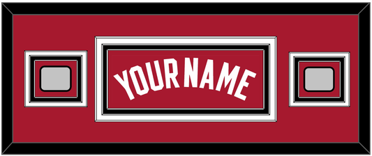 Miami Name & 2 Finals Patches - Alternate Red (2001-2008) - Premier Tier 8