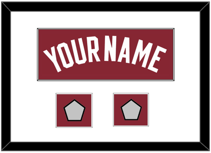 Miami Name & 2 Finals Patches - Alternate Red (2009-2017) - Essential Tier 1