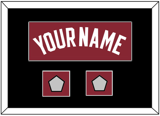 Miami Name & 2 Finals Patches - Alternate Red (2009-2017) - Essential Tier 3