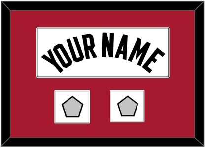 Miami Name & 2 Finals Patches - Home White (1999-2008) - Essential Tier 1