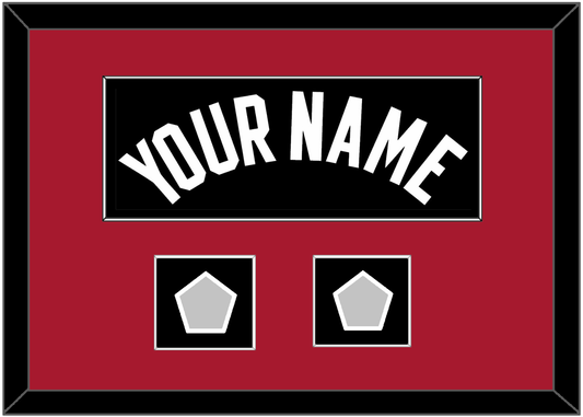 Miami Name & 2 Finals Patches - Road Black (1999-2008) - Essential Tier 3
