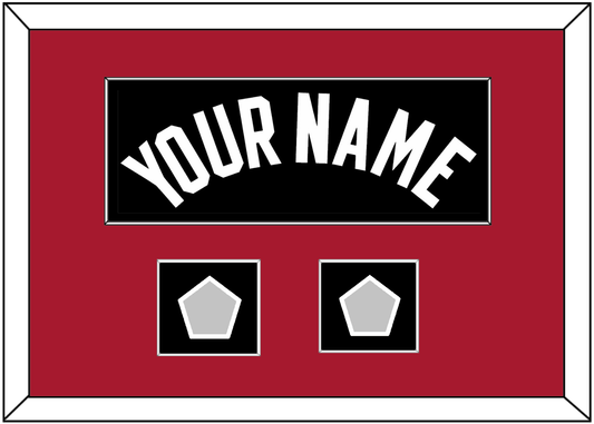Miami Name & 2 Finals Patches - Road Black (1999-2008) - Essential Tier 3