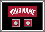 Miami Name & 2 Finals Patches - Alternate Red (2001-2008) - Single Mat 3