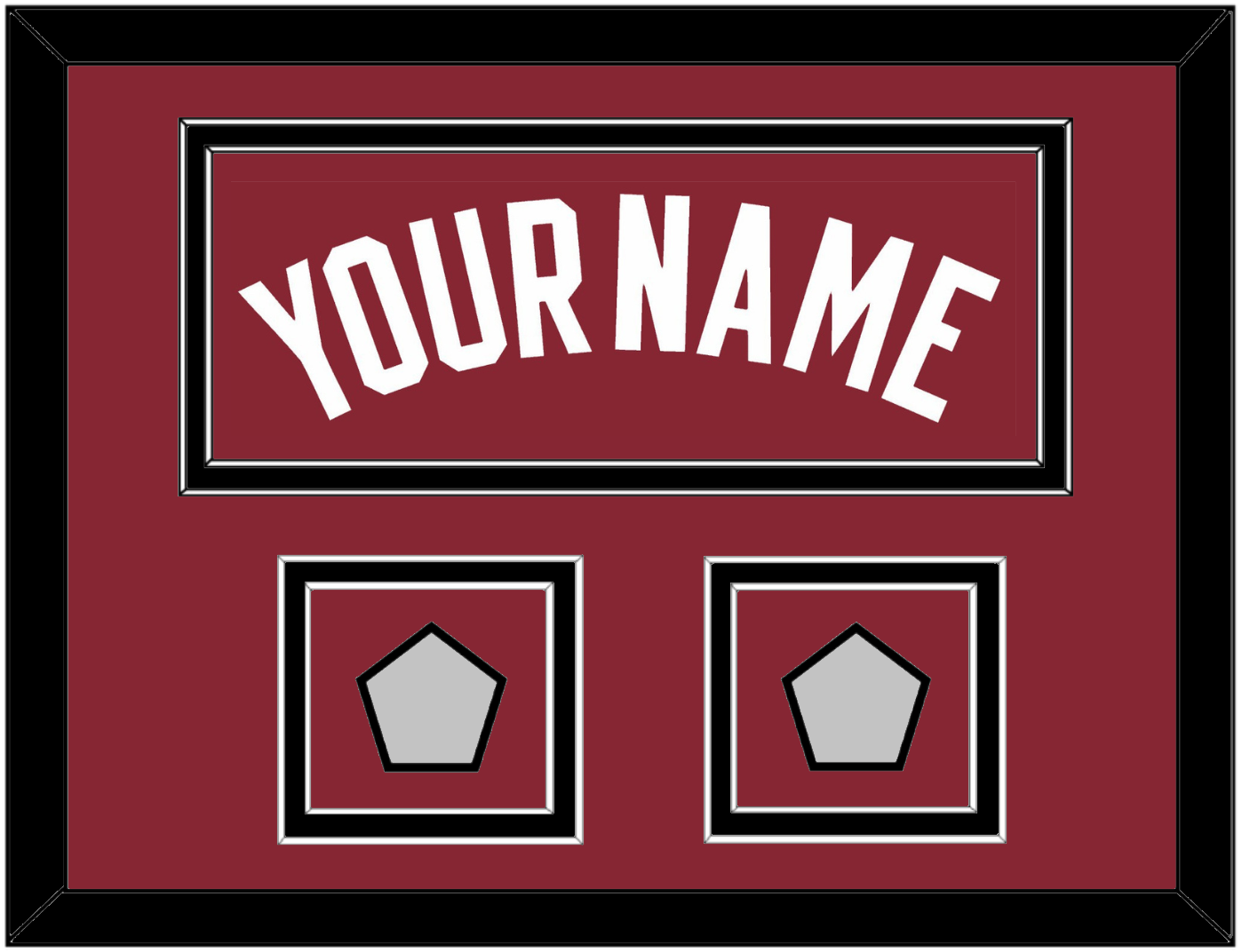 Miami Name & 2 Finals Patches - Alternate Red (2009-2017) - Signature Tier 5