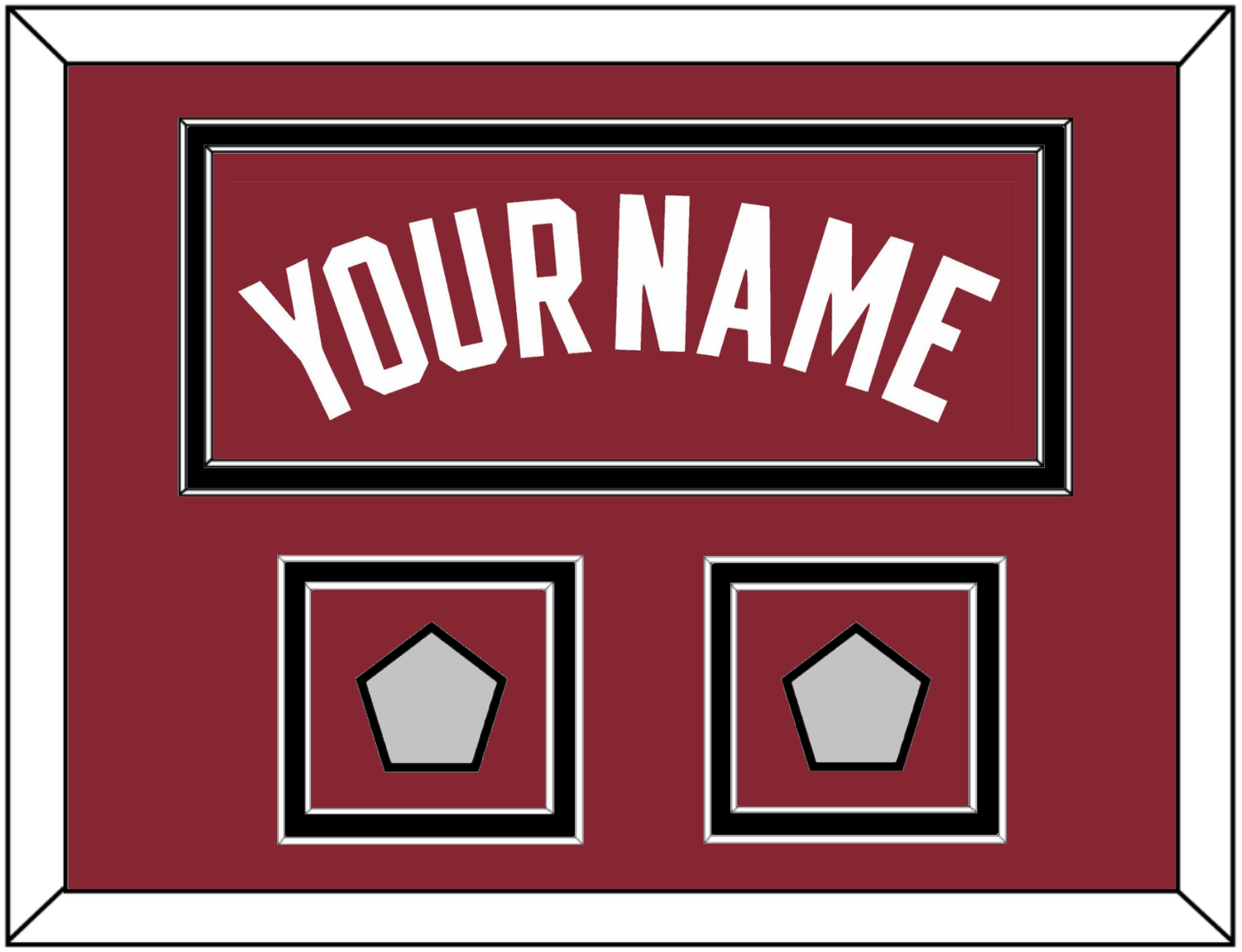 Miami Name & 2 Finals Patches - Alternate Red (2009-2017) - Signature Tier 5