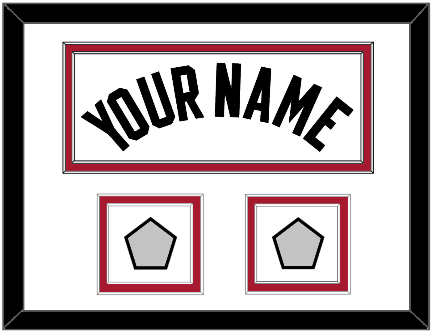 Miami Name & 2 Finals Patches - Home White (1999-2008) - Signature Tier 1
