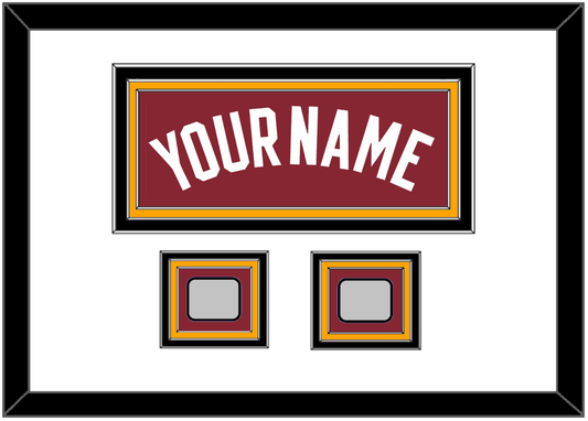Miami Name & 2 Finals Patches - Alternate Red (2009-2017) - Premier Tier 1