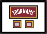 Miami Name & 2 Finals Patches - Alternate Red (2009-2017) - Triple Mat 1