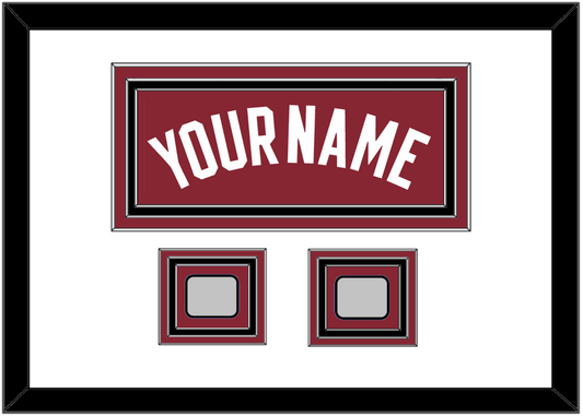 Miami Name & 2 Finals Patches - Alternate Red (2009-2017) - Premier Tier 3