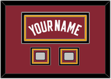 Miami Name & 2 Finals Patches - Alternate Red (2009-2017) - Triple Mat 5