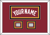 Miami Name & 2 Finals Patches - Alternate Red (2009-2017) - Triple Mat 5