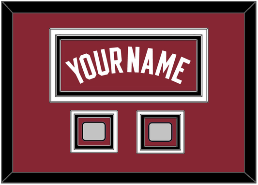 Miami Name & 2 Finals Patches - Alternate Red (2009-2017) - Premier Tier 7