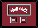 Miami Name & 2 Finals Patches - Alternate Red (2009-2017) - Triple Mat 7