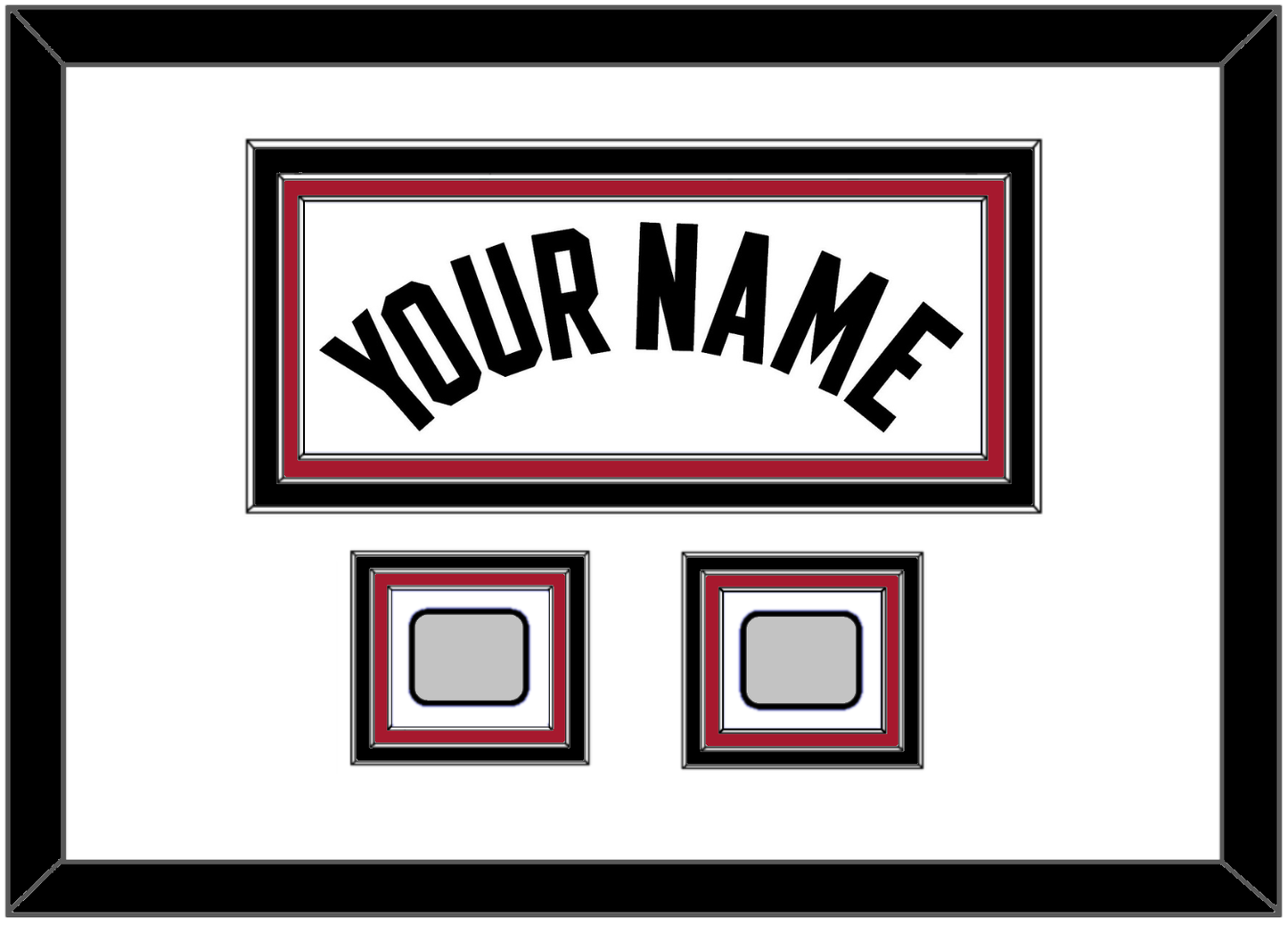 Miami Name & 2 Finals Patches - Home White (1999-2008) - Premier Tier 1