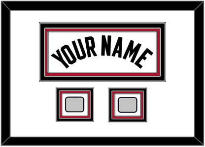 Miami Name & 2 Finals Patches - Home White (1999-2008) - Premier Tier 1