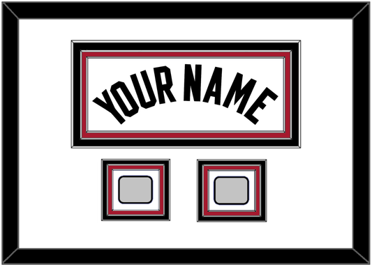 Miami Name & 2 Finals Patches - Home White (1999-2008) - Premier Tier 1