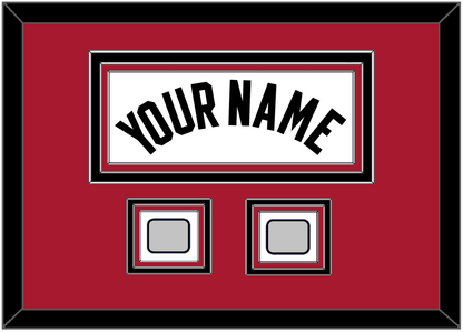 Miami Name & 2 Finals Patches - Home White (1999-2008) - Premier Tier 3