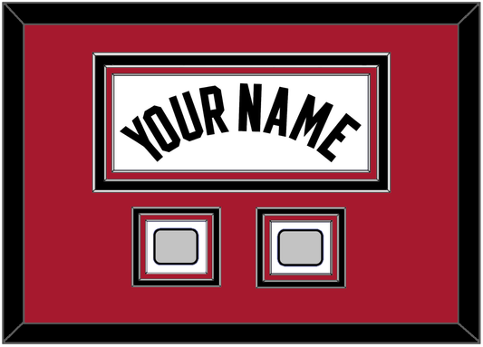 Miami Name & 2 Finals Patches - Home White (1999-2008) - Premier Tier 3