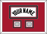 Miami Name & 2 Finals Patches - Home White (1999-2008) - Triple Mat 3