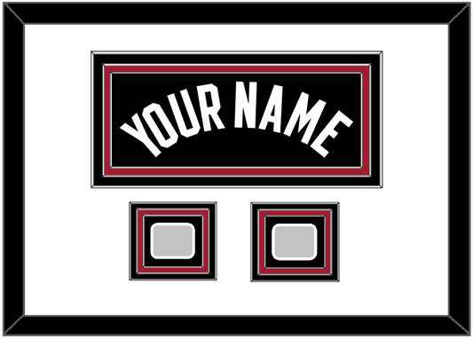 Miami Name & 2 Finals Patches - Road Black (1999-2008) - Premier Tier 1