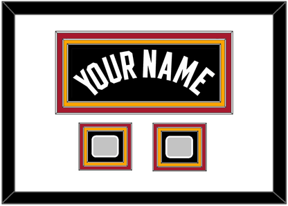 Miami Name & 2 Finals Patches - Road Black (1999-2008) - Premier Tier 3