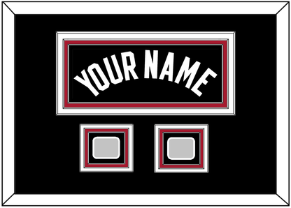 Miami Name & 2 Finals Patches - Road Black (1999-2008) - Premier Tier 5