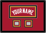 Miami Name & 2 Finals Patches - Alternate Red (2001-2008) - Triple Mat 5