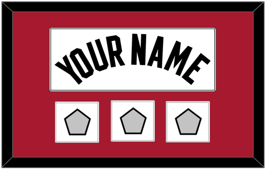 Miami Name & 3 Finals Patches - Home White (1999-2008) - Essential Tier 1
