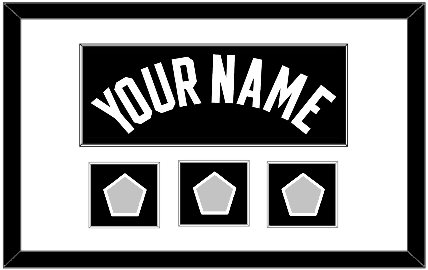 Miami Name & 3 Finals Patches - Road Black (1999-2008) - Essential Tier 1