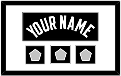 Miami Name & 3 Finals Patches - Road Black (1999-2008) - Essential Tier 1