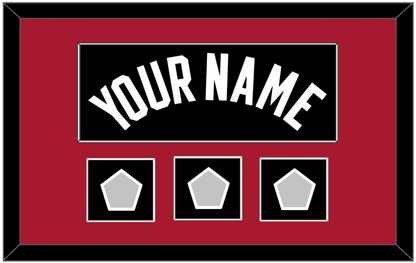 Miami Name & 3 Finals Patches - Road Black (1999-2008) - Essential Tier 2