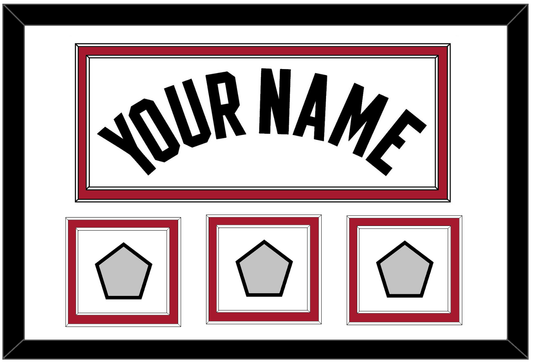 Miami Name & 3 Finals Patches - Home White (1999-2008) - Signature Tier 1