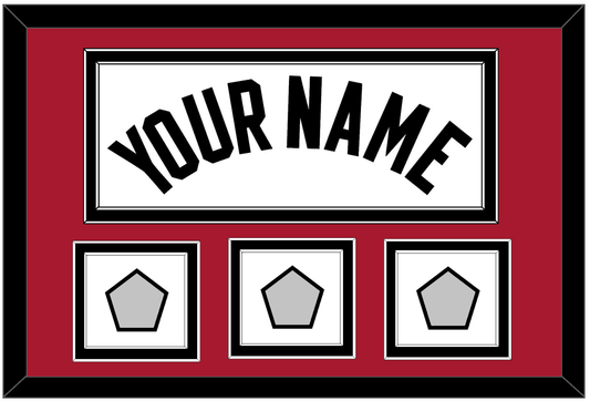 Miami Name & 3 Finals Patches - Home White (1999-2008) - Signature Tier 2