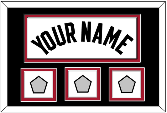 Miami Name & 3 Finals Patches - Home White (1999-2008) - Signature Tier 3