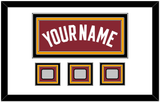 Miami Name & 3 Finals Patches - Alternate Red (2009-2017) - Triple Mat 1