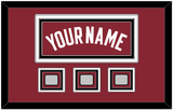 Miami Name & 3 Finals Patches - Alternate Red (2009-2017) - Triple Mat 4