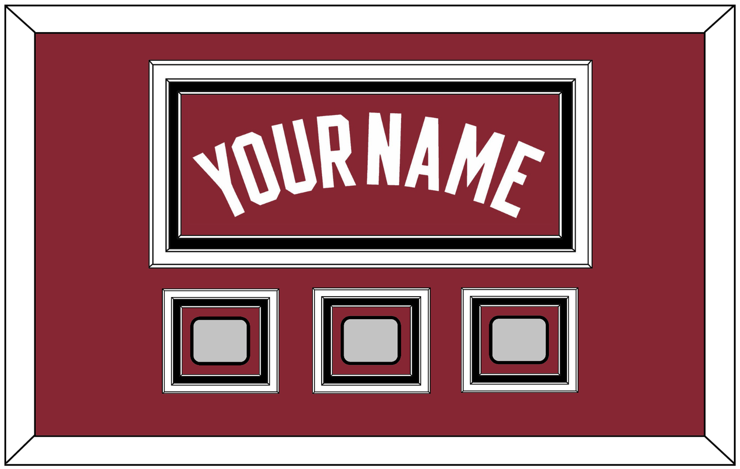 Miami Name & 3 Finals Patches - Alternate Red (2009-2017) - Premier Tier 4